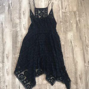 Free People Black Lace Dress 🌟NEW